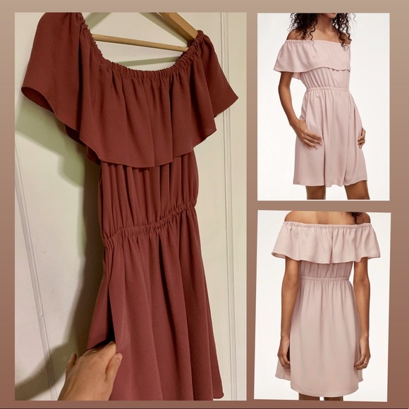 ARITZIA WILFRED Hosta Dress, Dusty Purple | Medium